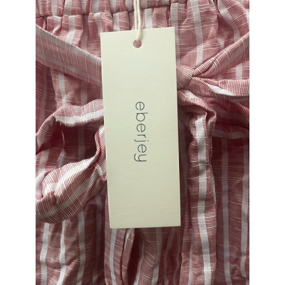 NWT Eberjey Amalfi Red Stripe Shorts Size Small - Picture 3 of 4